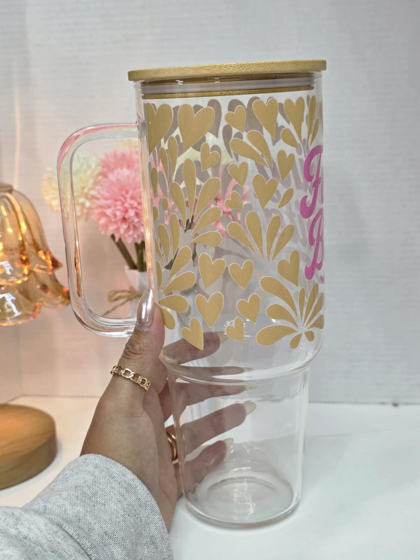 Mexican Talavera 40oz Tumbler, Gift for Her with Talavera Design, Talavera Gifts for Her, Mexican Talavera, Cafecito Tumbler, Latina Gift, Mexican Gift for Women